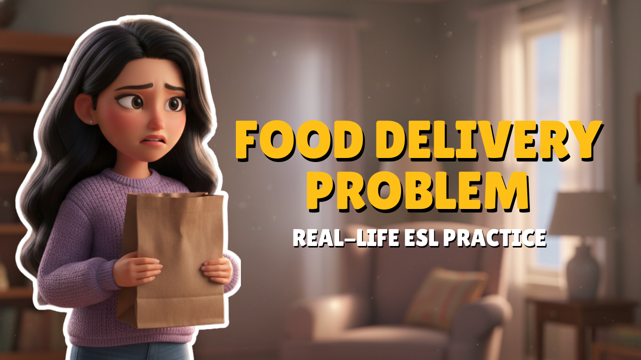 [B1] Food Delivery Problem - 5minuteenglish.net