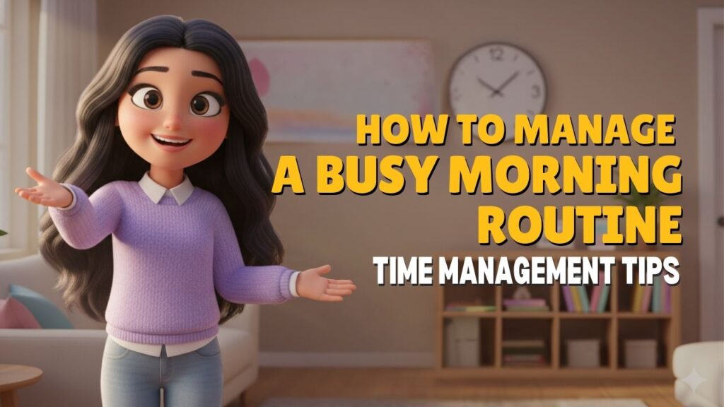 [B1] How to Manage a Busy Morning Routine