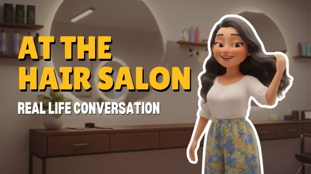 [B1] At the Hair Salon in English